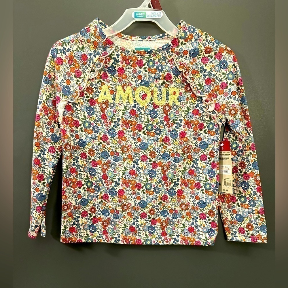 365 Kids - Girls Floral Top - Multiple Sizes